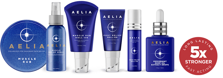 AELIA Pain Relief Product Line